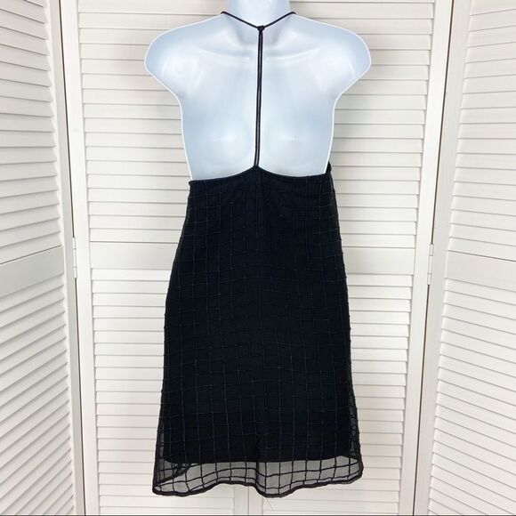 Urban Outfitters Staring at Stars Black Beaded Open Back Dress | Size Small - Picture 6 of 10